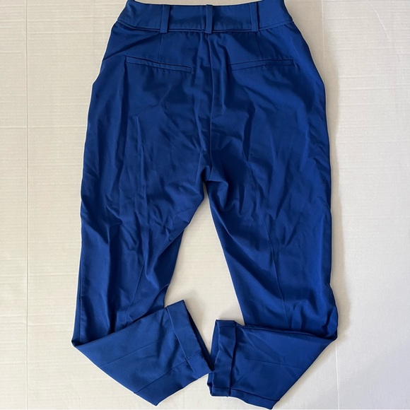 NEW YORK & COMPANY Blue Cuffed Ankle Pants - Picture 4 of 4
